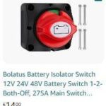 Battery Isolator Switch