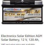 Electronicx12VAGM120Ah